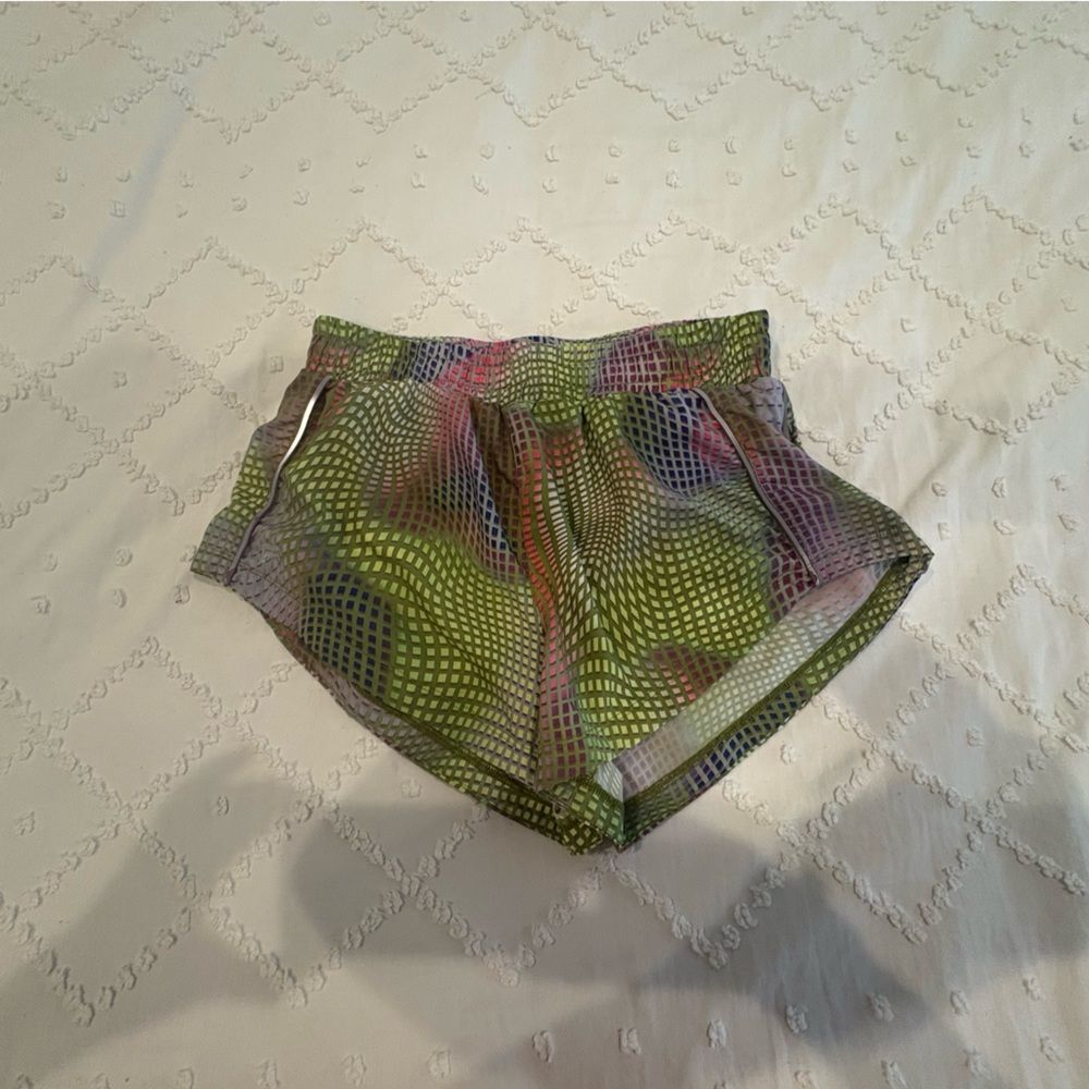 Fabletics Colorful Patterned Dolphin Shorts